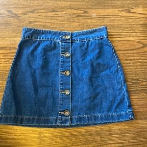 jean skirt